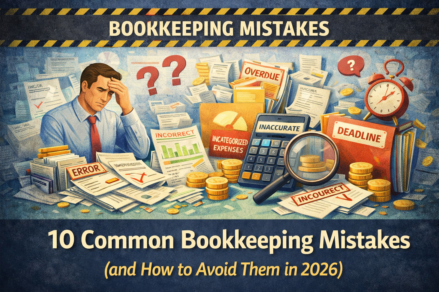 10 Common Bookkeeping Mistakes and How to Avoid Them in 2026