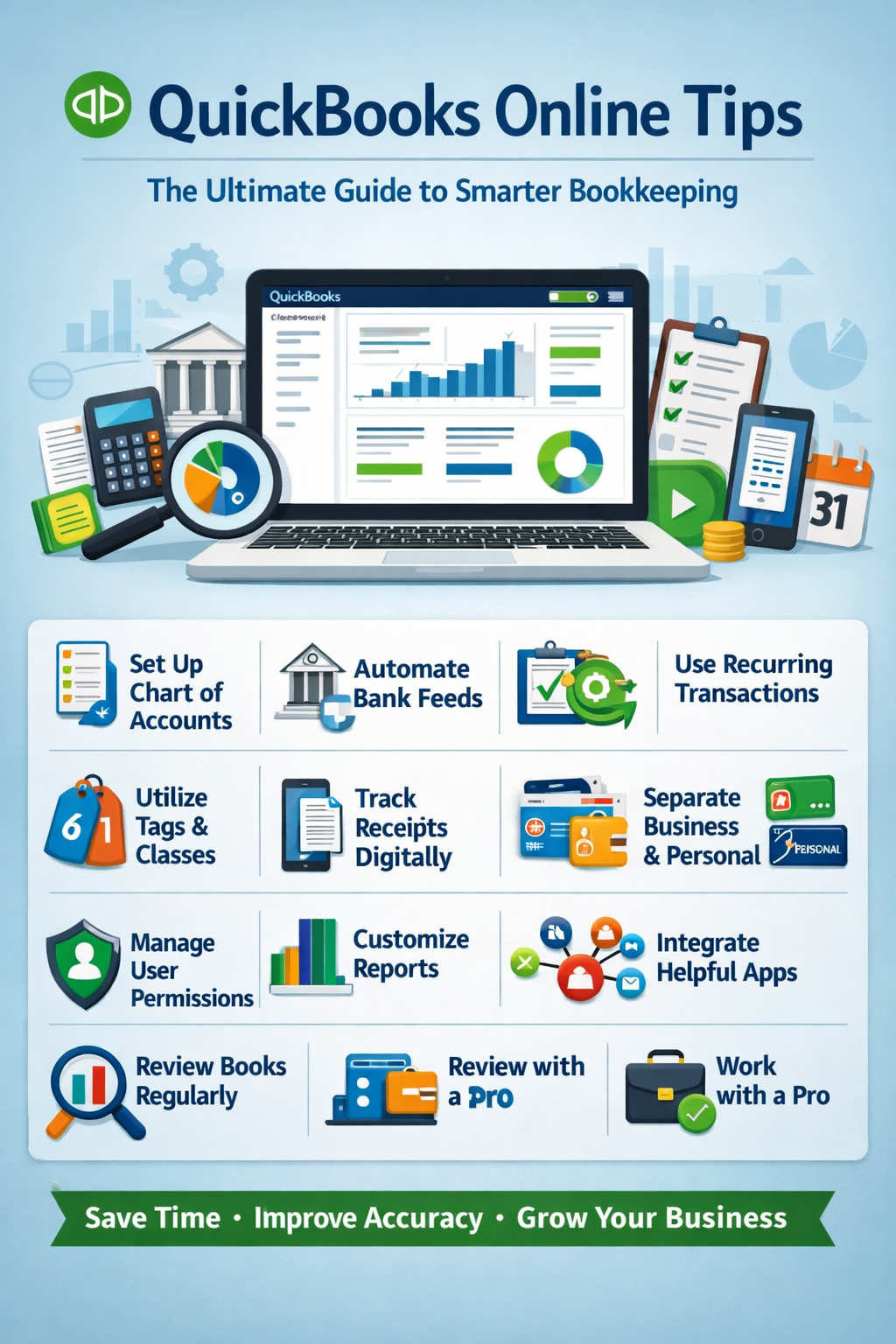QuickBooks Online Tips: The Ultimate Guide to Smarter Bookkeeping (2026)