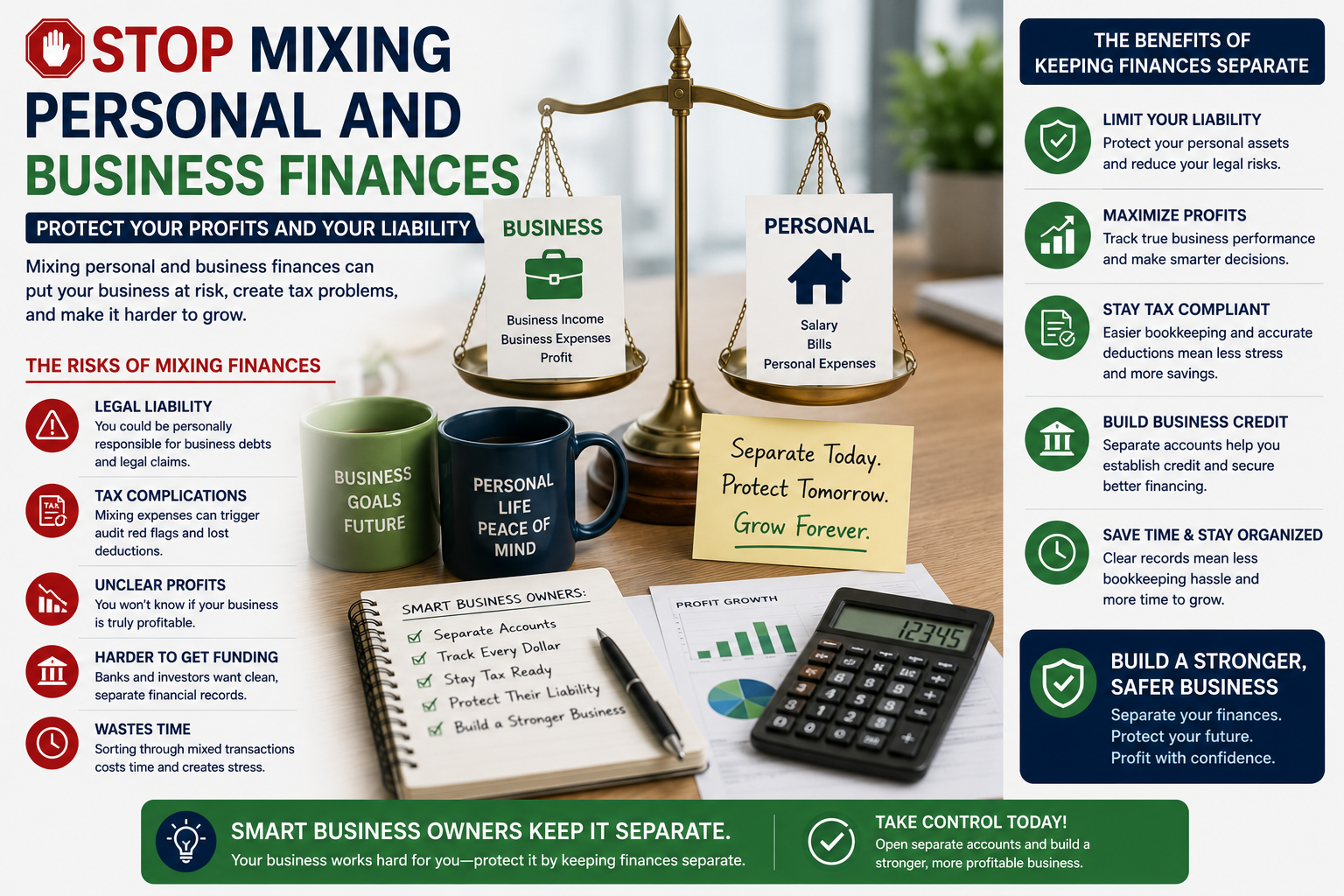 Stop Mixing Personal and Business Finances Protect Your Profits and Your Liability